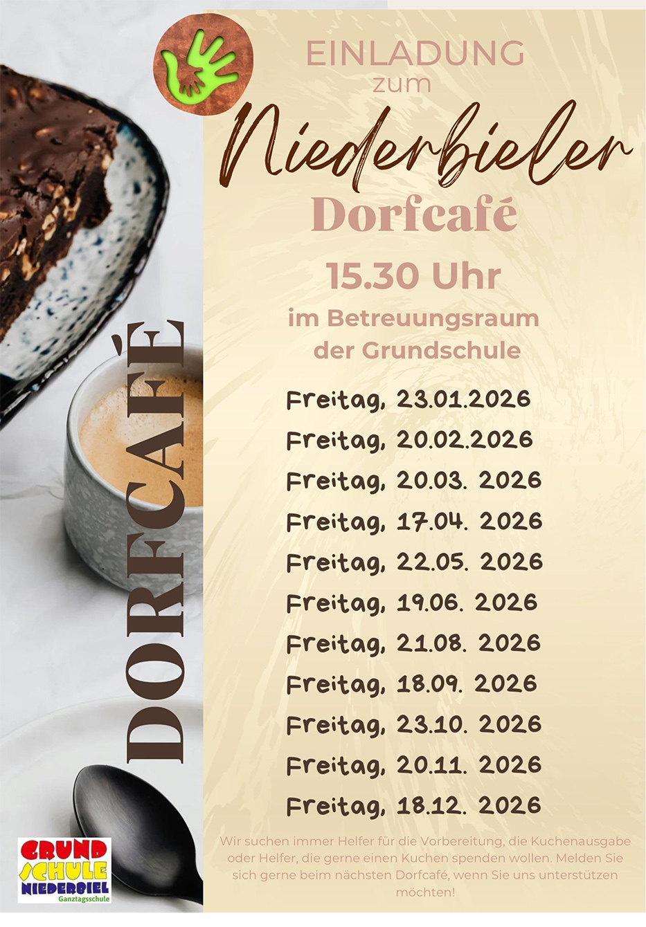 Termine 2026 - Niederbieler Dorfcafé Termine 2026 - Niederbieler Dorfcafé