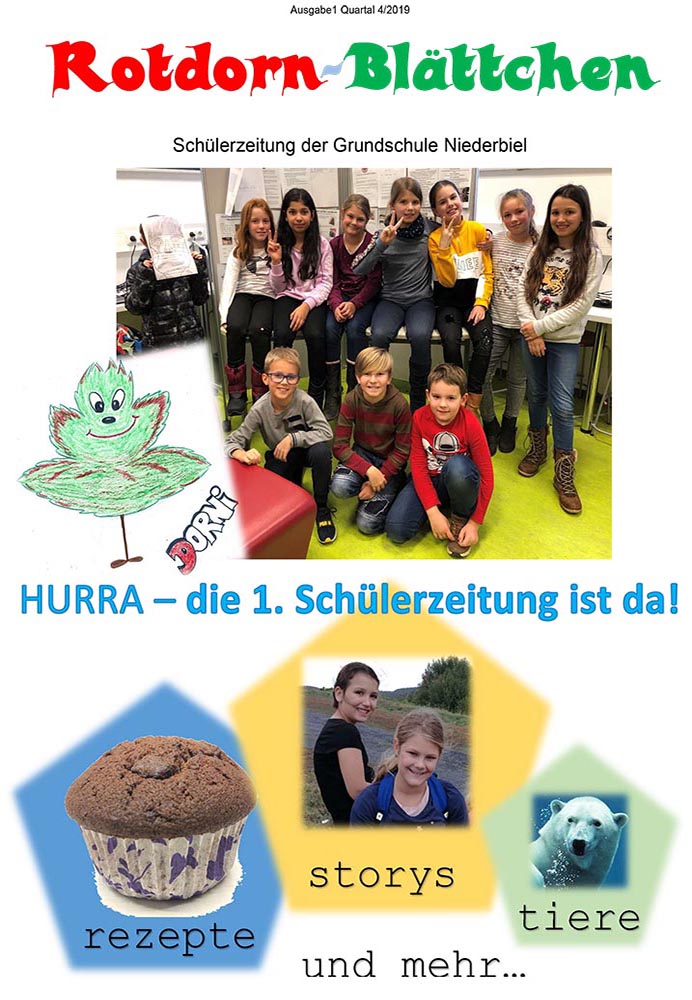 Schuelerzeitung Niederbiel 2019
